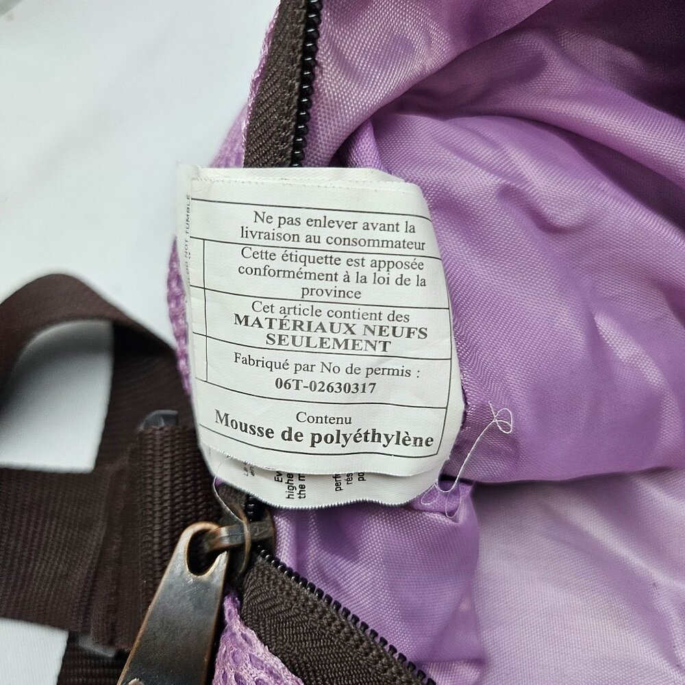 Puma Mesh Duffel Bag Purple Gym Pockets Shoulder Strap Handle - Picture 11 of 13